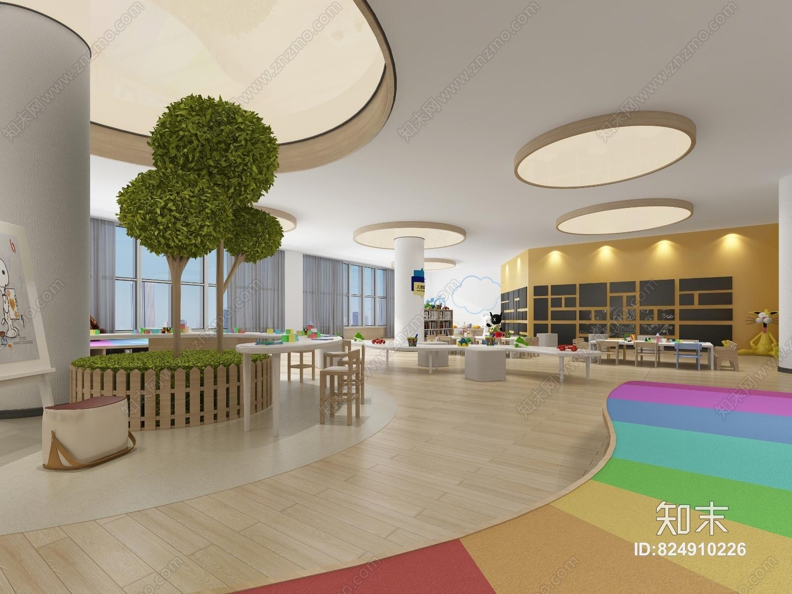 现代儿童3D模型下载【ID:824910226】