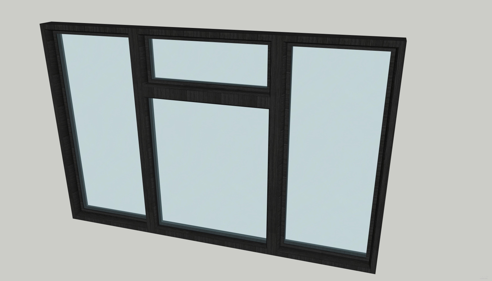 木质窗（原创）SU模型下载【ID:925045355】