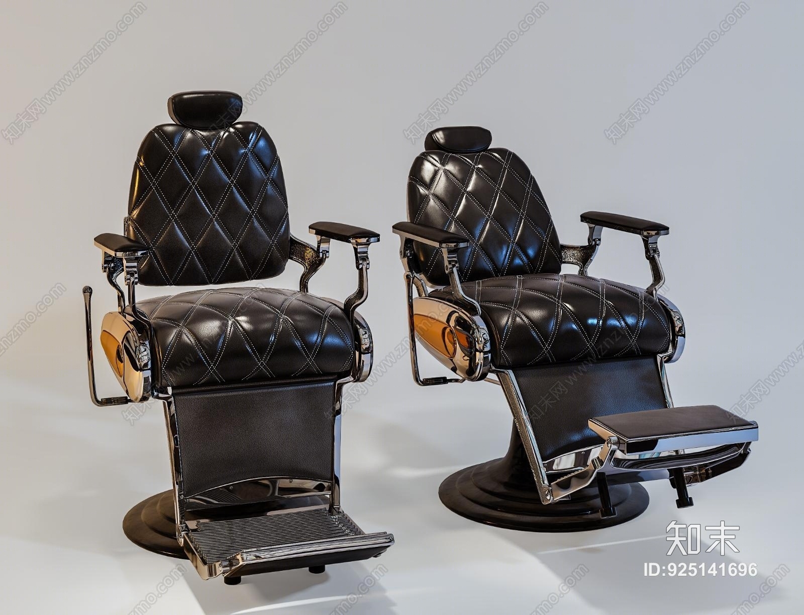 现代美容美发椅子3D模型下载【ID:925141696】