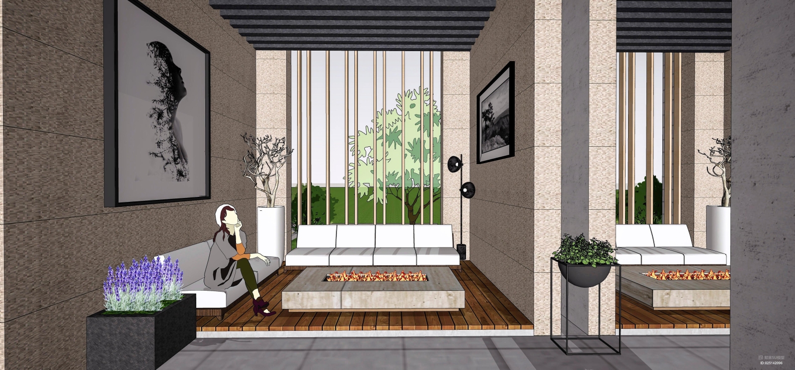 现代SU模型下载【ID:825142096】