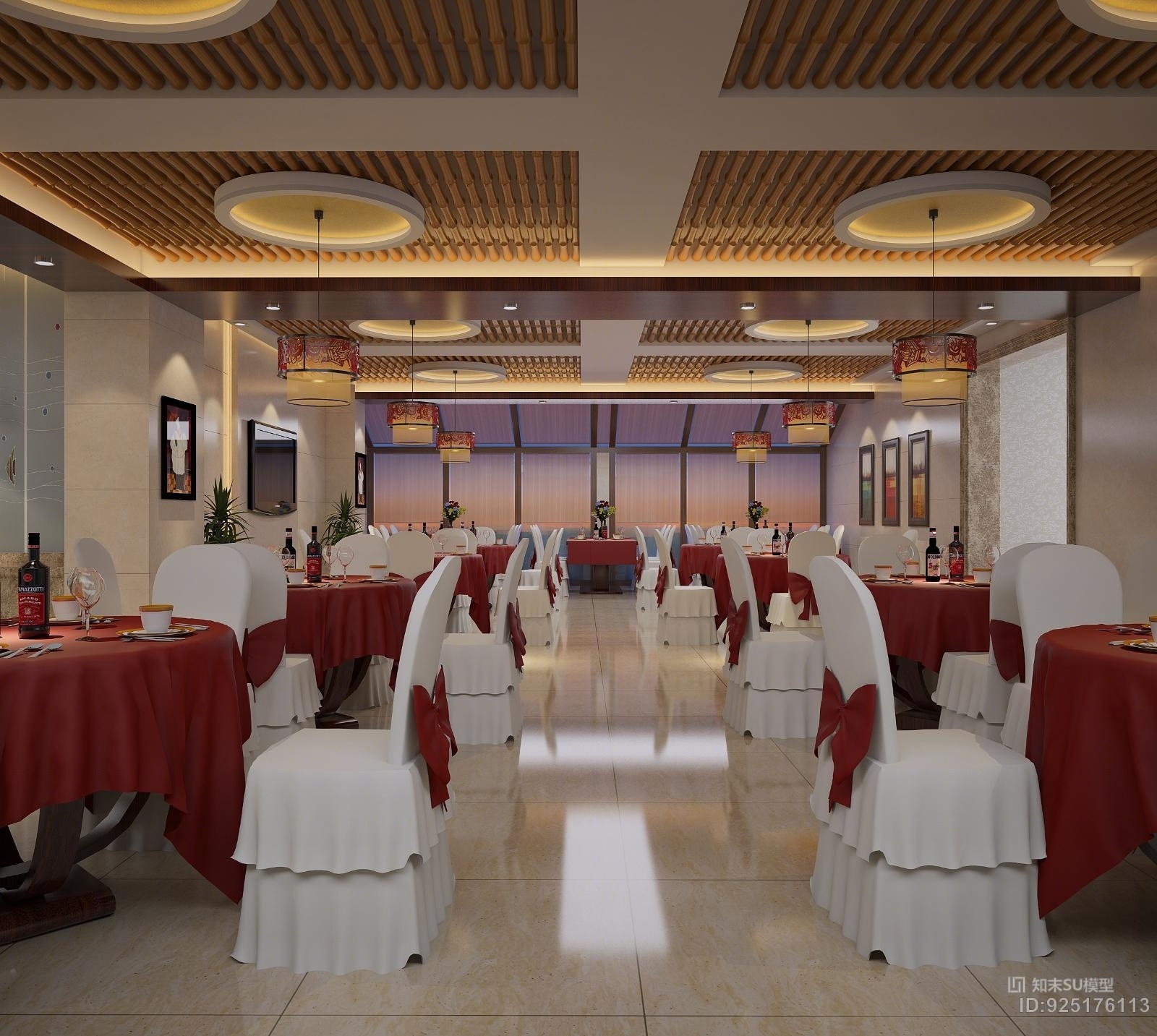 自助餐SU模型下载【ID:925176113】