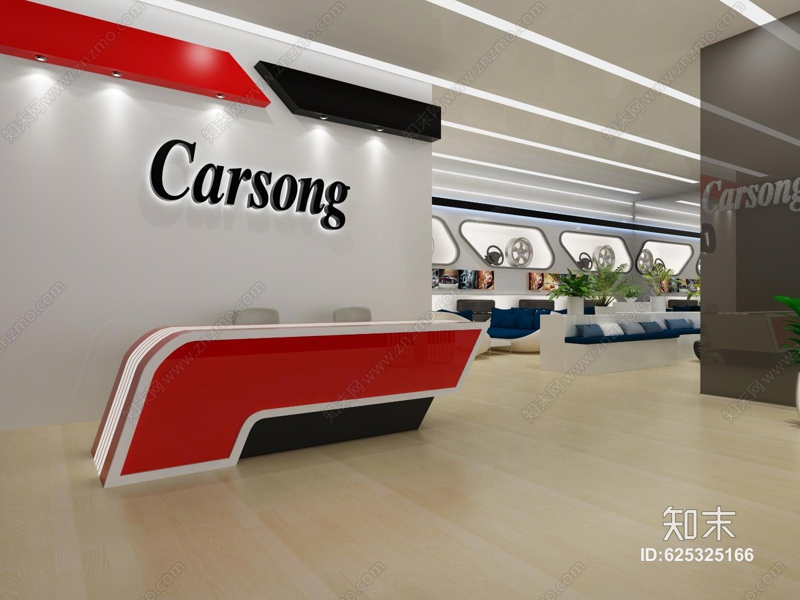 现代吧台3D模型下载【ID:625325166】