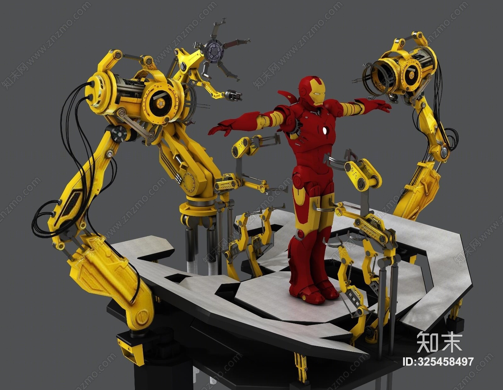 漫威电影3D模型下载【ID:325458497】