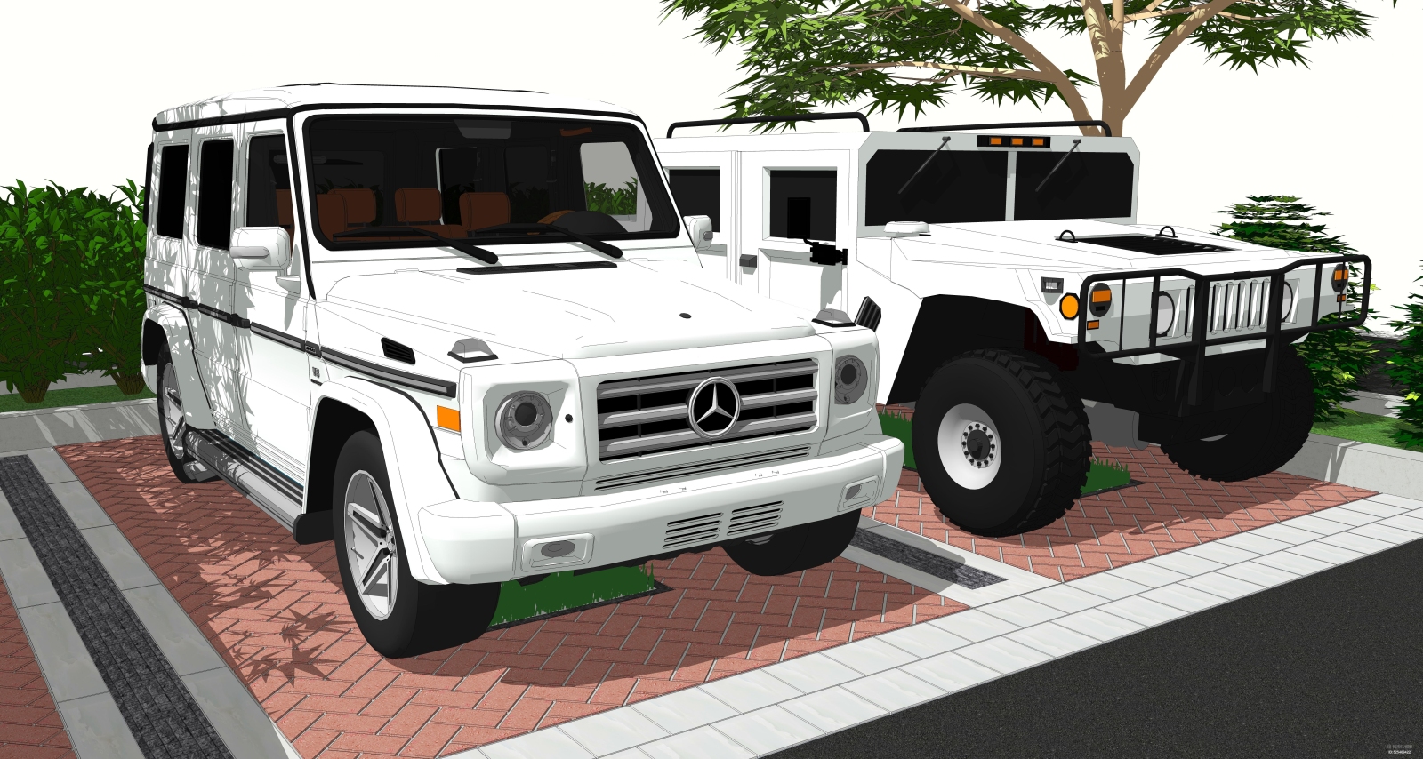 wxd-景观植物SU模型下载【ID:525469422】