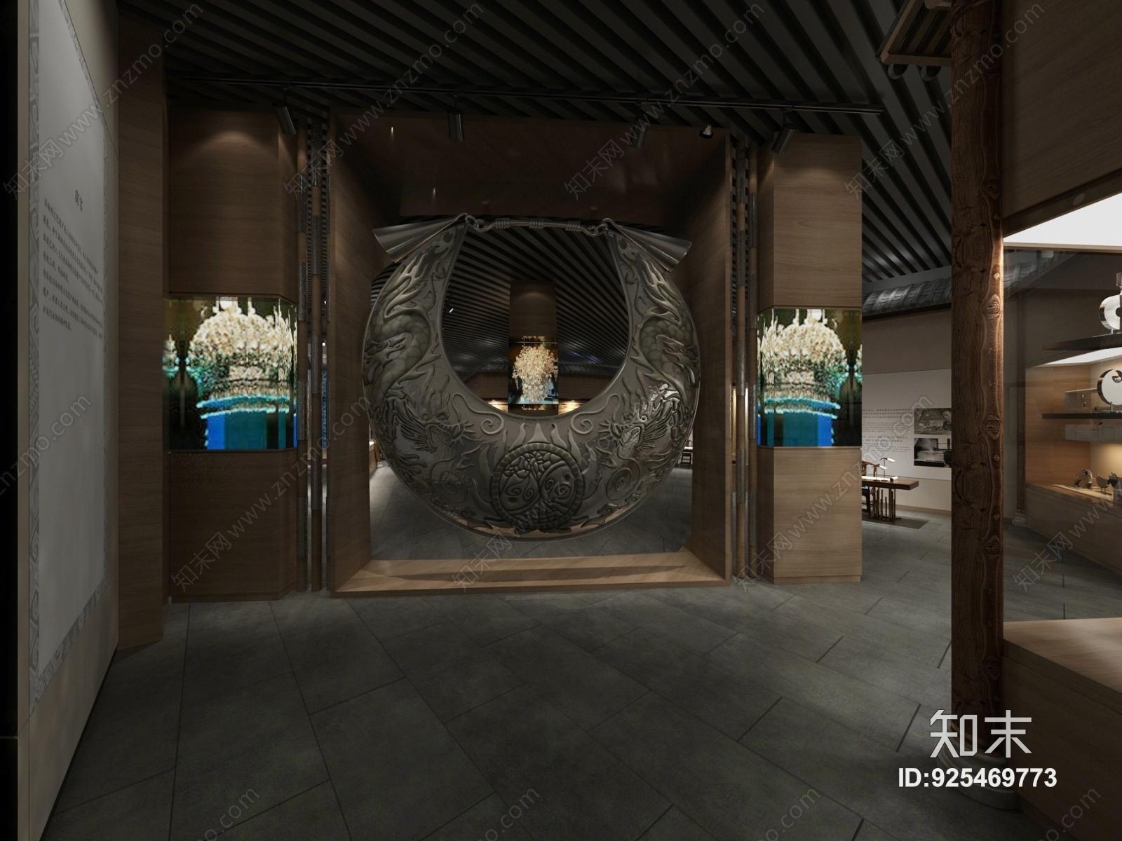 传统中式博物馆3D模型下载【ID:925469773】