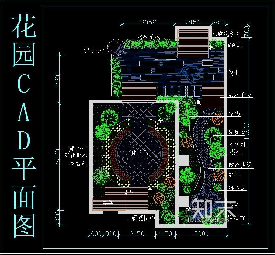 园林设计cad施工图下载【ID:332525913】