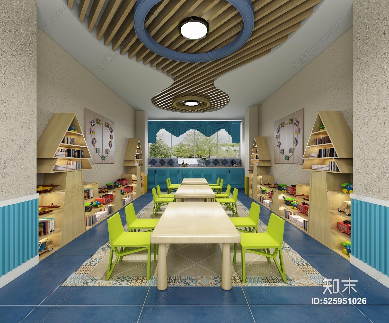 现代活动室3D模型下载【ID:525951026】