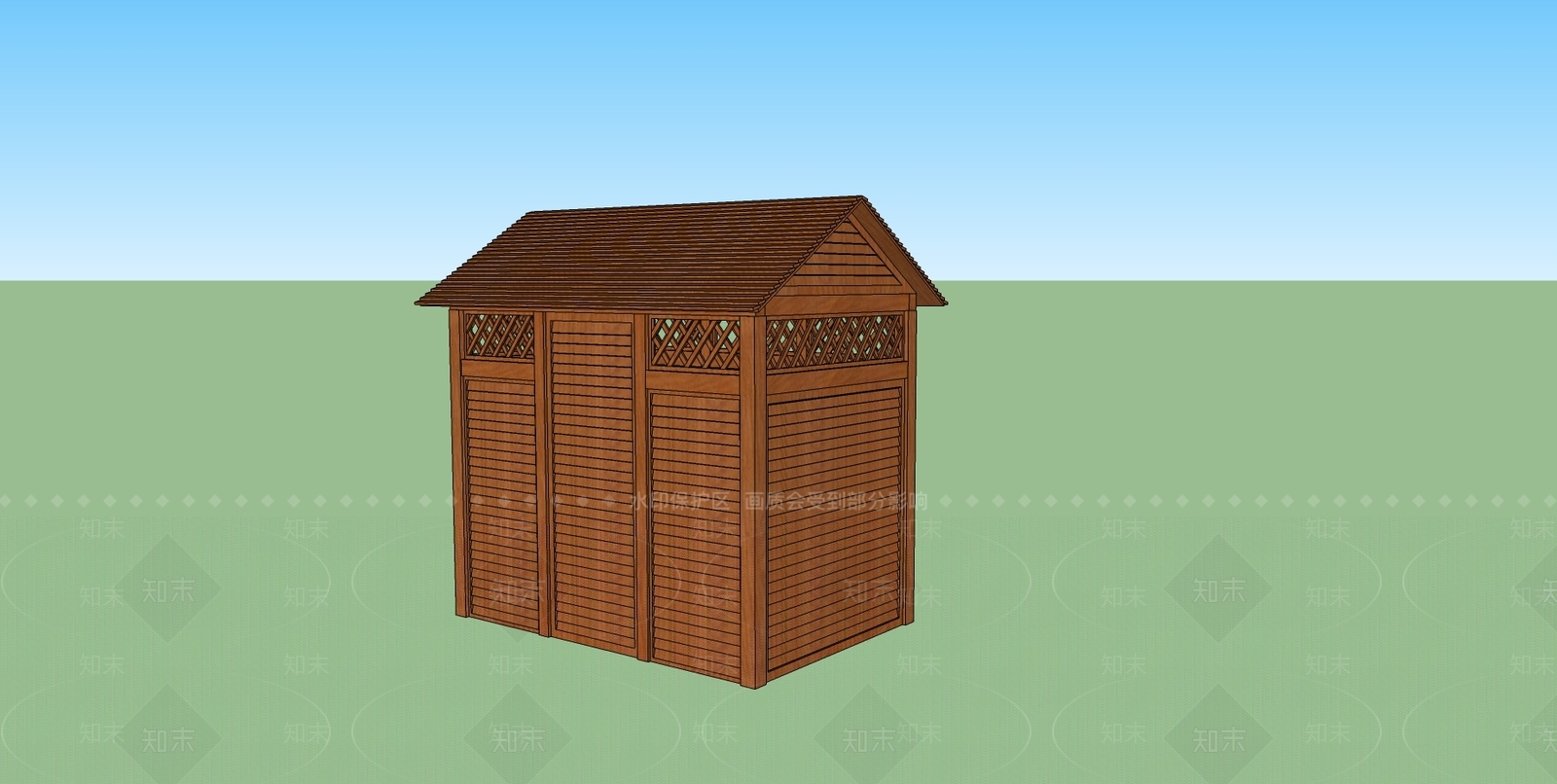 空调设备房/机箱SU模型下载【ID:634504750】