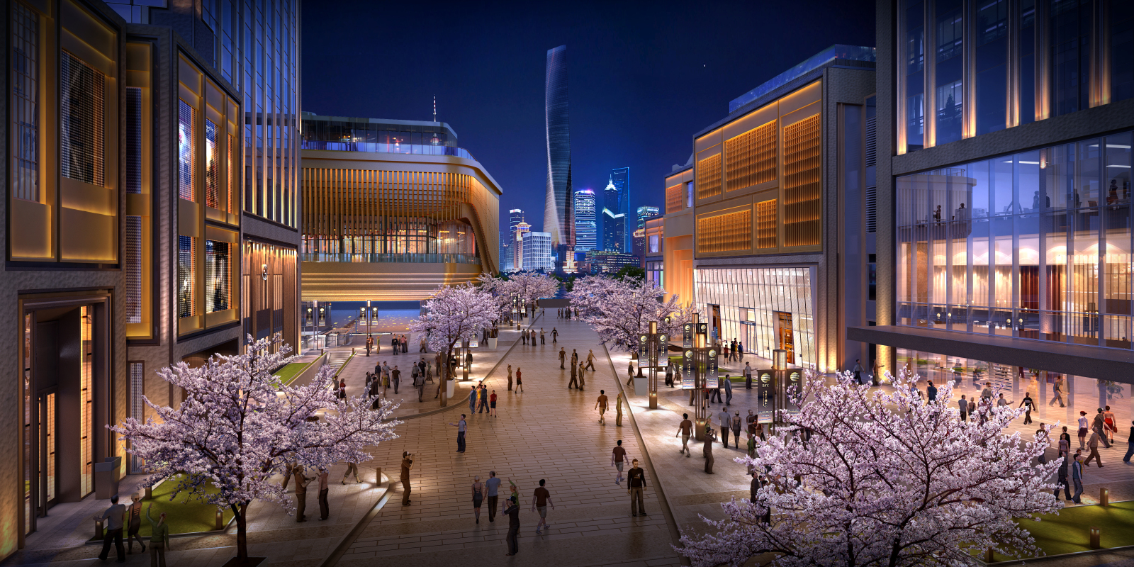 上海外滩国际金融服务中心室内设计cad施工图下载【ID:733134007】