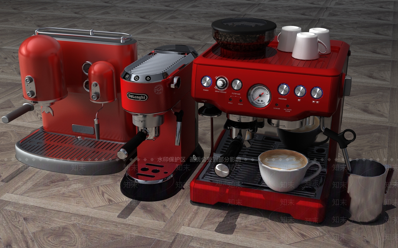 现代厨具3D模型下载【ID:132169514】