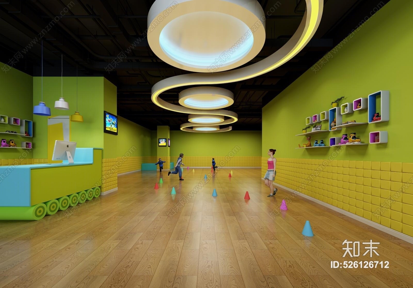 其它滑轮游乐场模型齐全3D模型下载【ID:526126712】