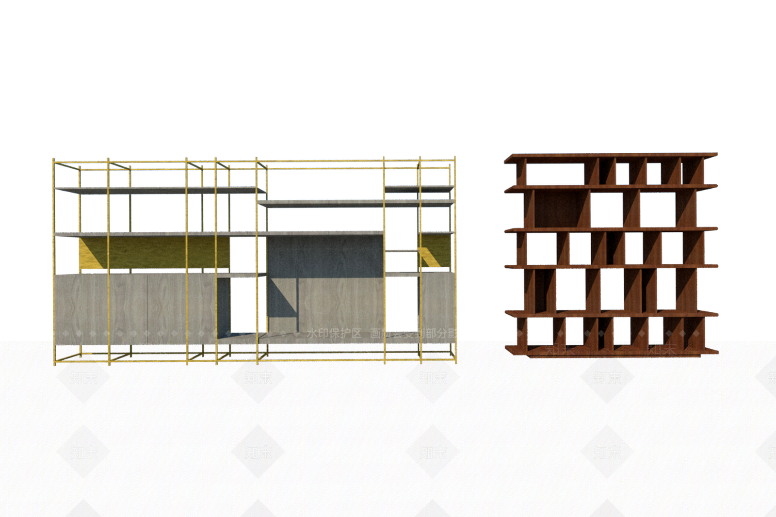 展示架SU模型下载【ID:232684569】