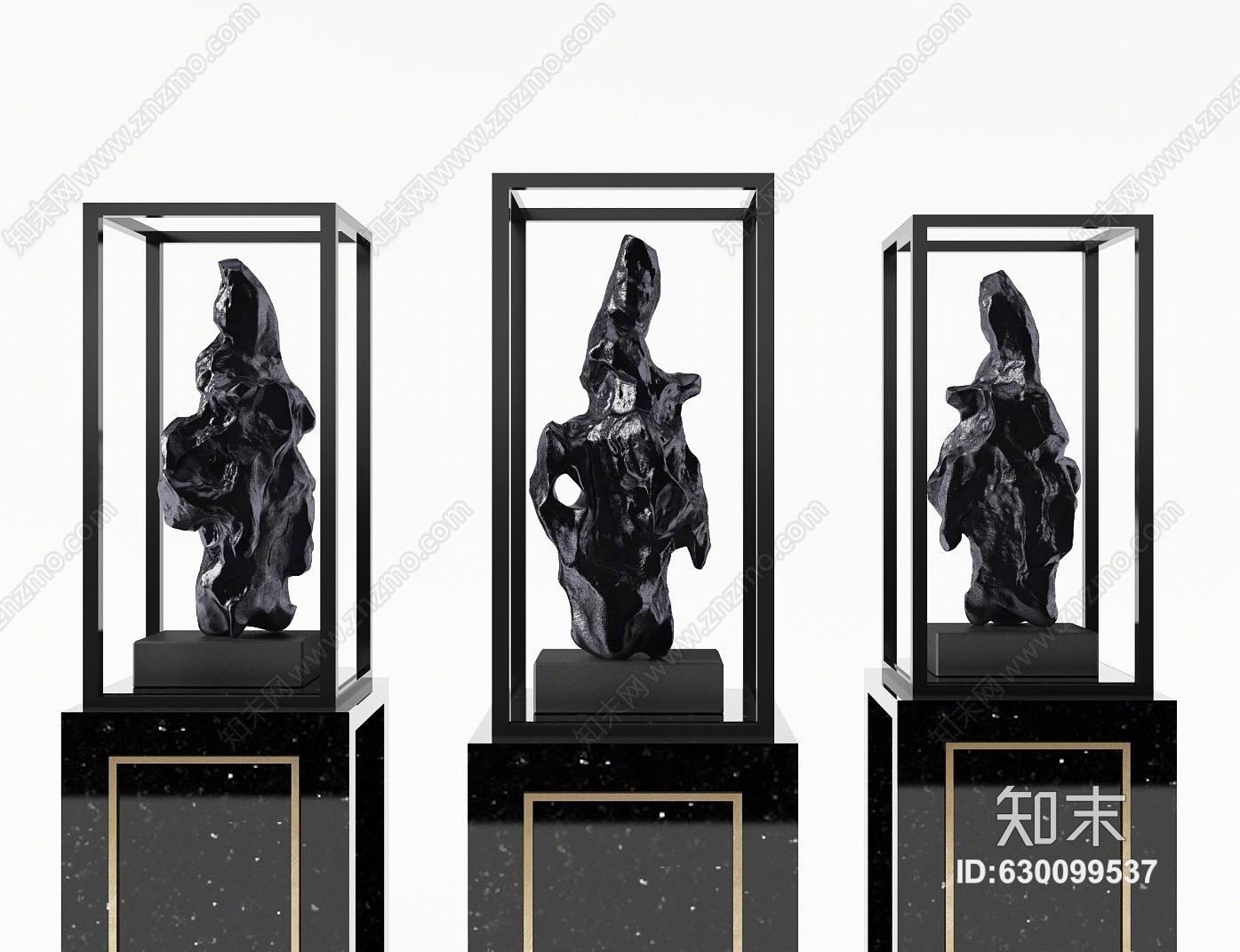 新中式紫水晶石头装饰摆件3D模型下载【ID:630099537】