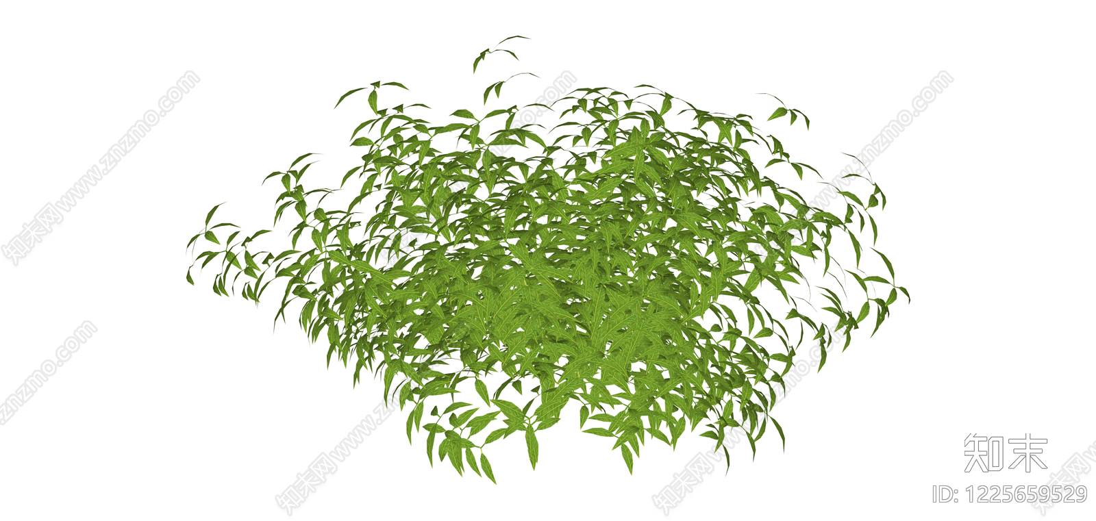 繁茂绿色灌木丛SU模型下载【ID:1225659529】