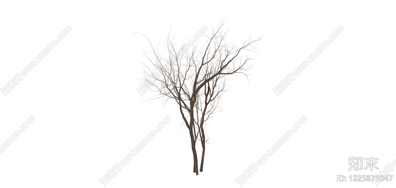 枯树模型SU模型下载【ID:1225871047】