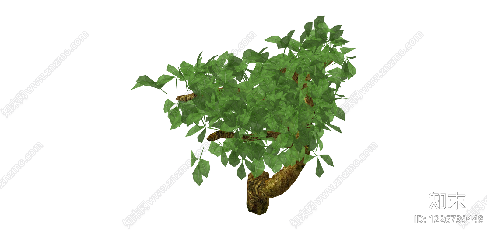 造型景观绿植模型SU模型下载【ID:1226739448】
