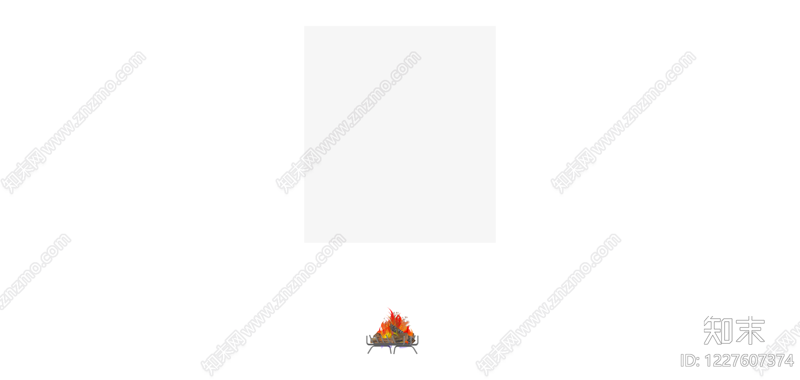 篝火堆SU模型下载【ID:1227607374】