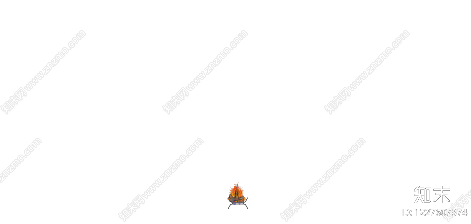 篝火堆SU模型下载【ID:1227607374】