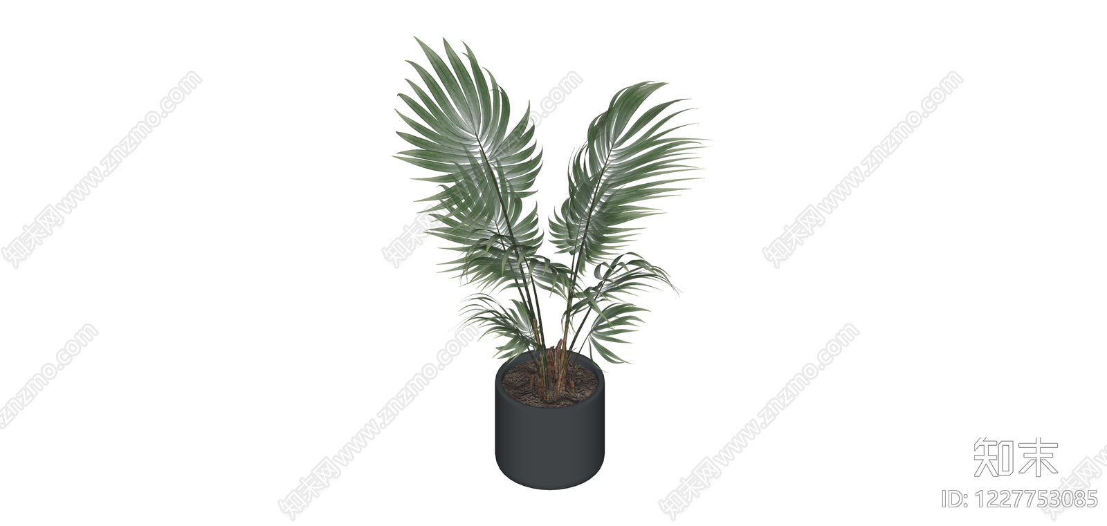 盆栽绿植模型SU模型下载【ID:1227753085】