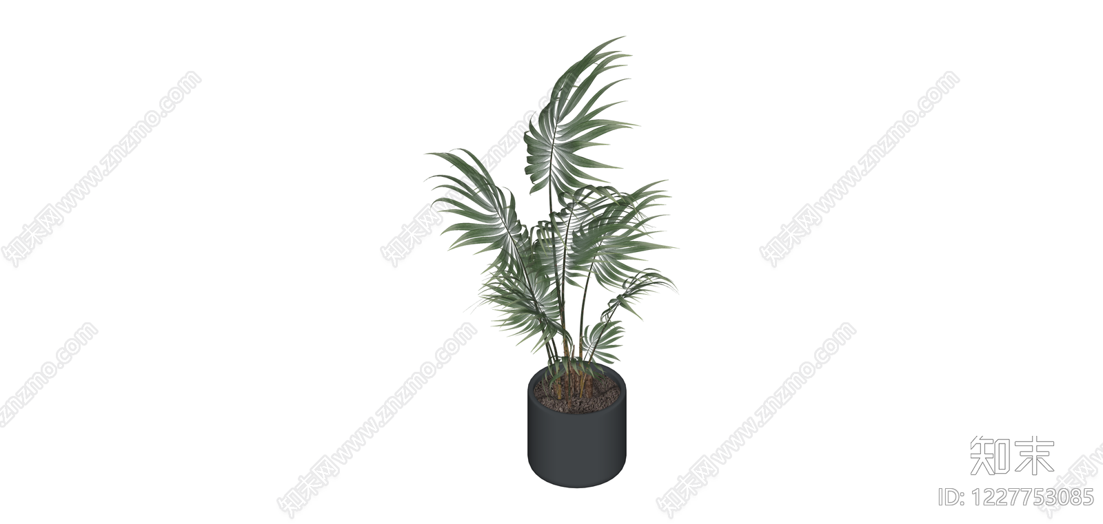 盆栽绿植模型SU模型下载【ID:1227753085】