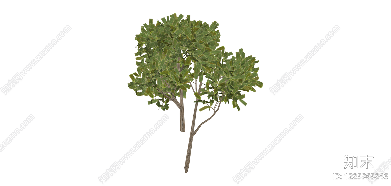 独立景观树木模型SU模型下载【ID:1225965246】
