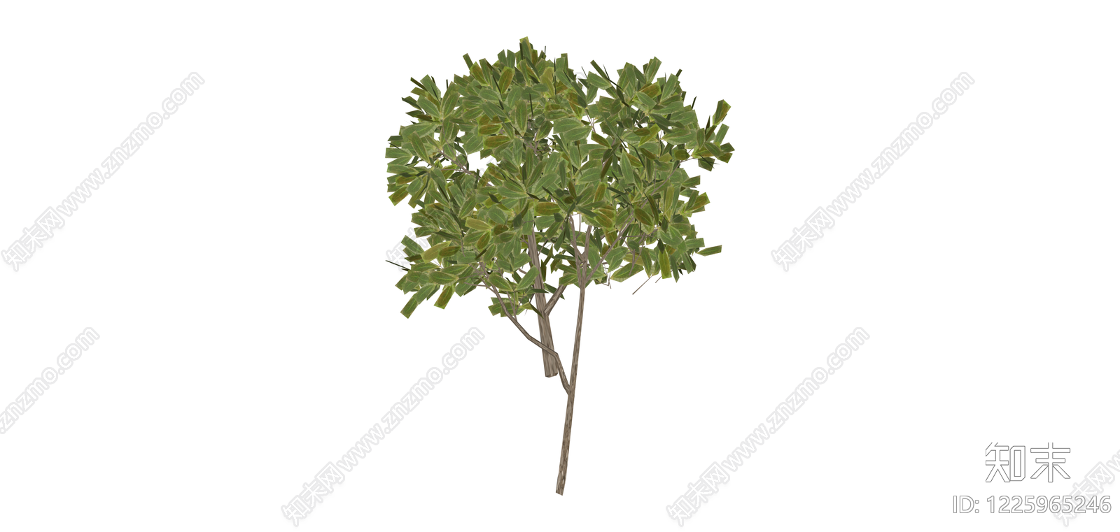 独立景观树木模型SU模型下载【ID:1225965246】