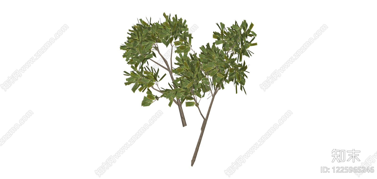 独立景观树木模型SU模型下载【ID:1225965246】