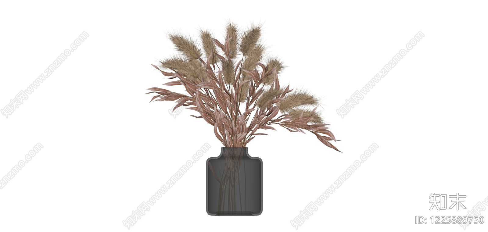 干花花艺组合摆件SU模型下载【ID:1225889750】