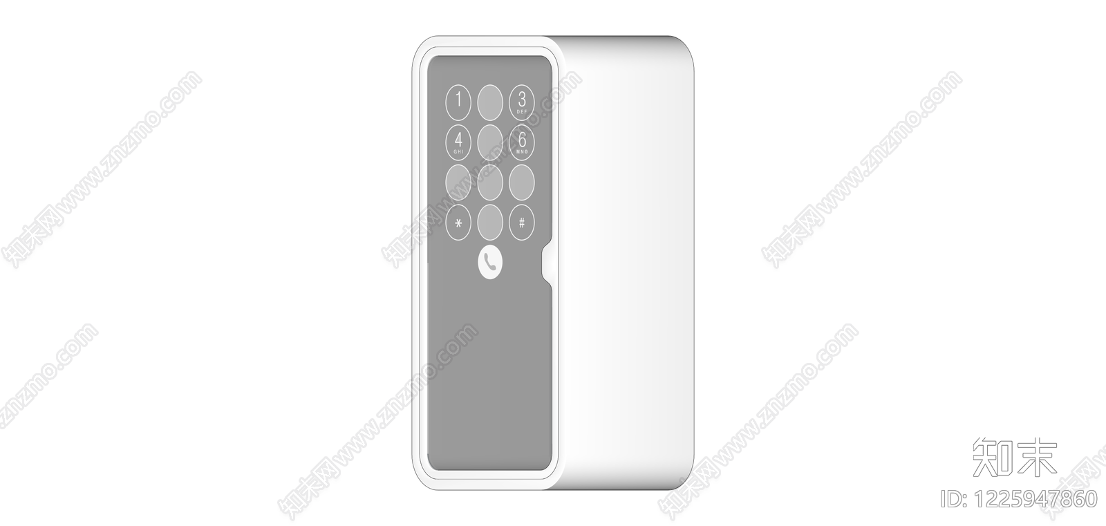 密码钥匙盒SU模型下载【ID:1225947860】