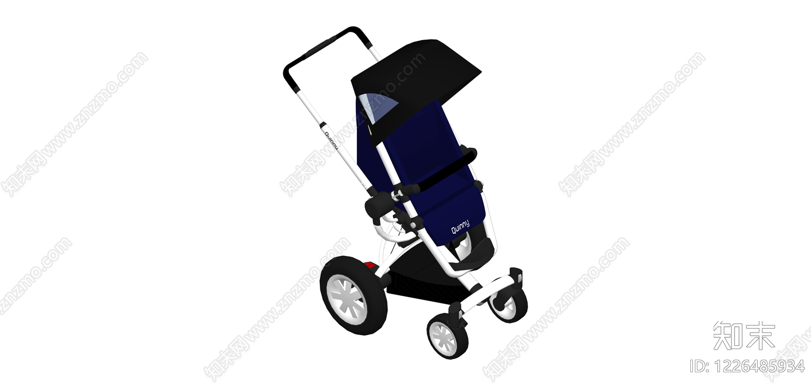Quinny品牌儿童推车SU模型下载【ID:1226485934】