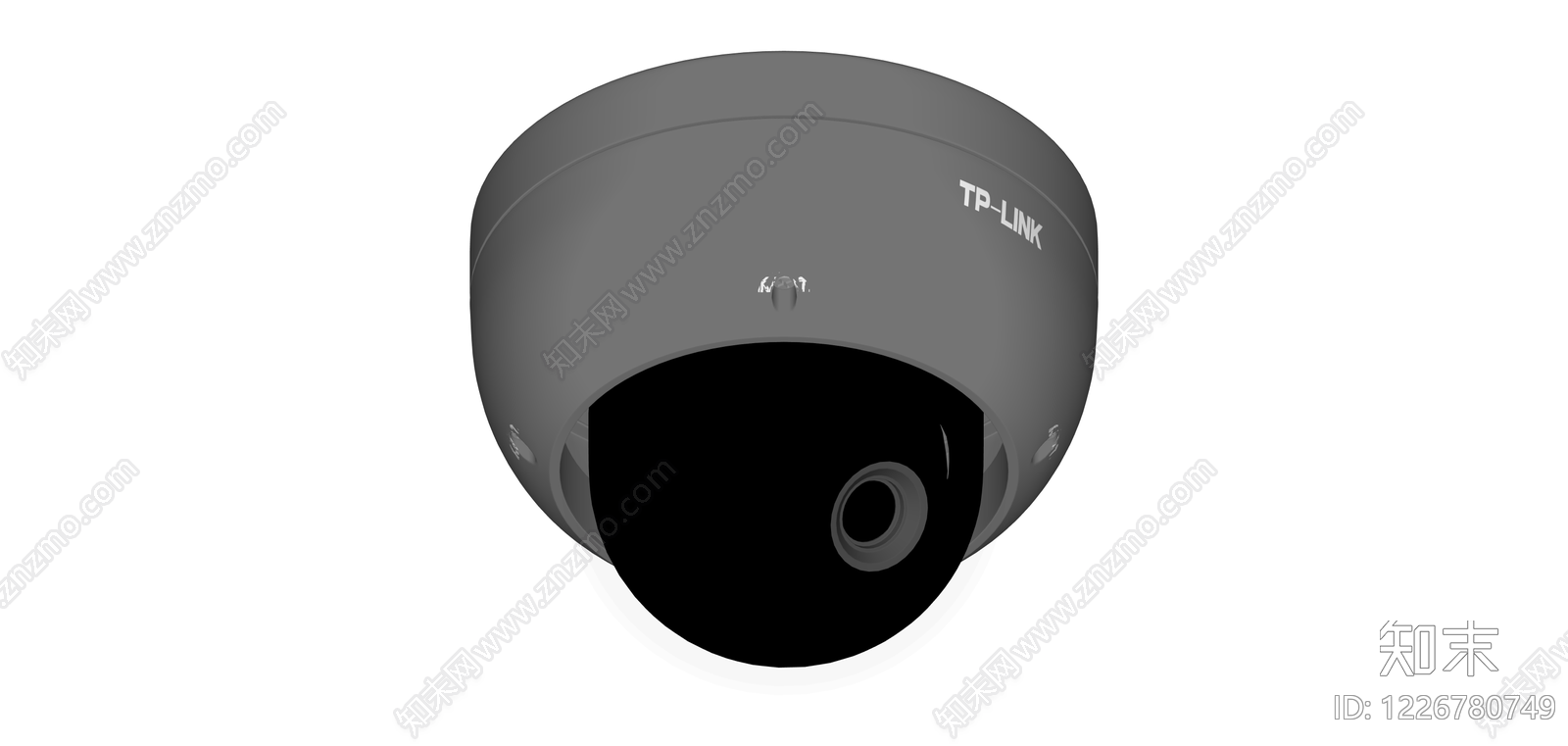 TP-LINK半球监控摄像头SU模型下载【ID:1226780749】
