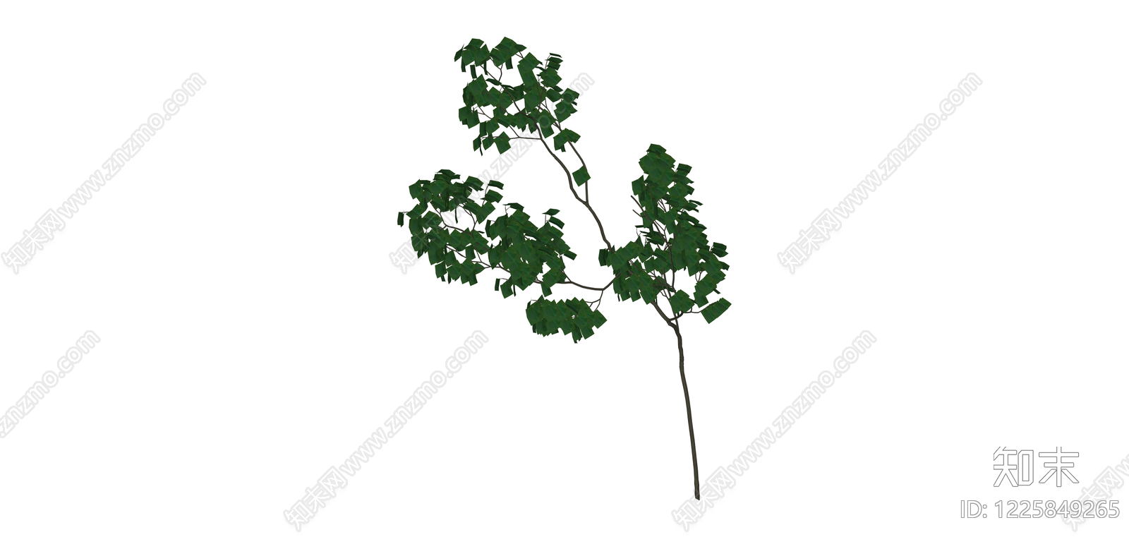 带盆绿植树木模型SU模型下载【ID:1225849265】