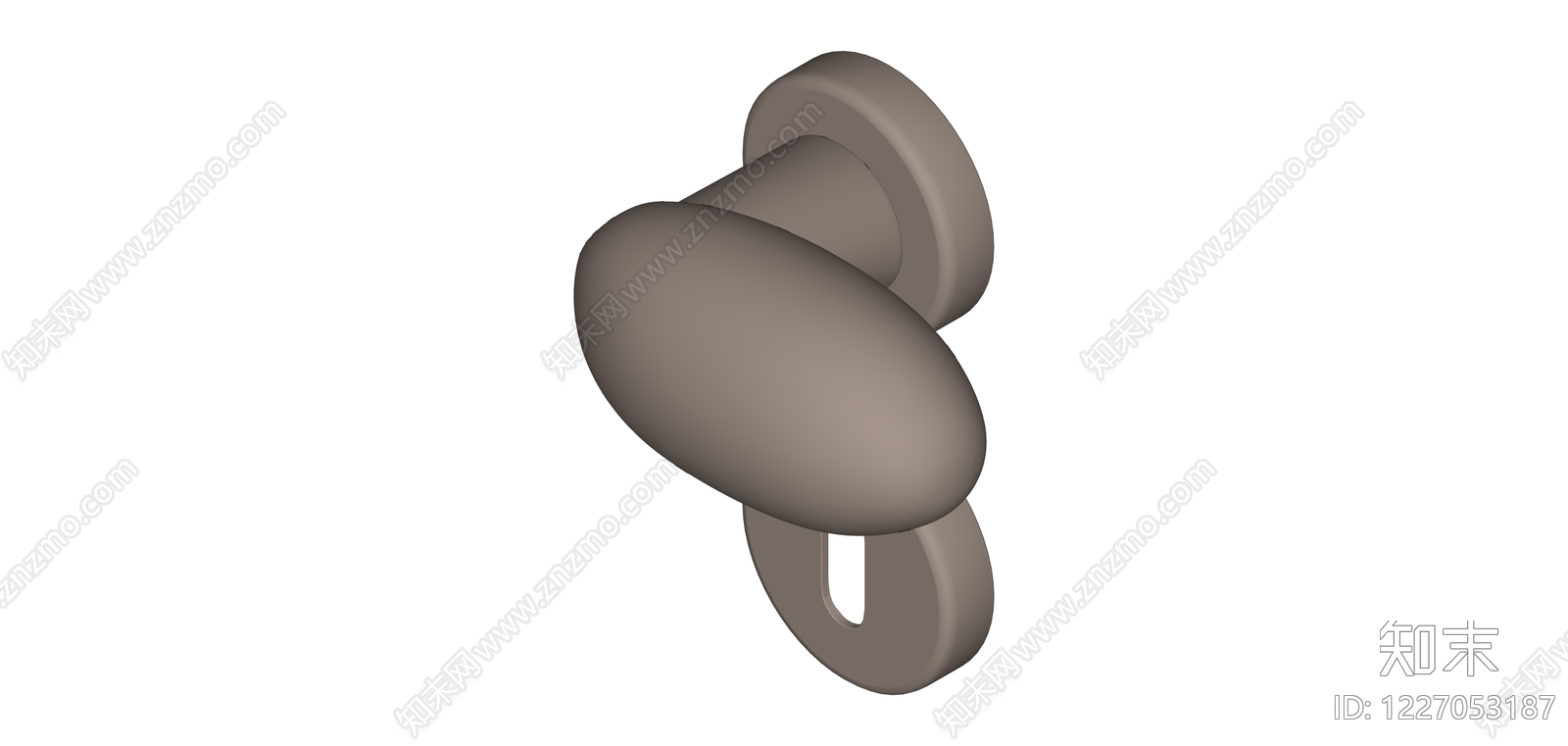复古门把手锁具组件SU模型下载【ID:1227053187】