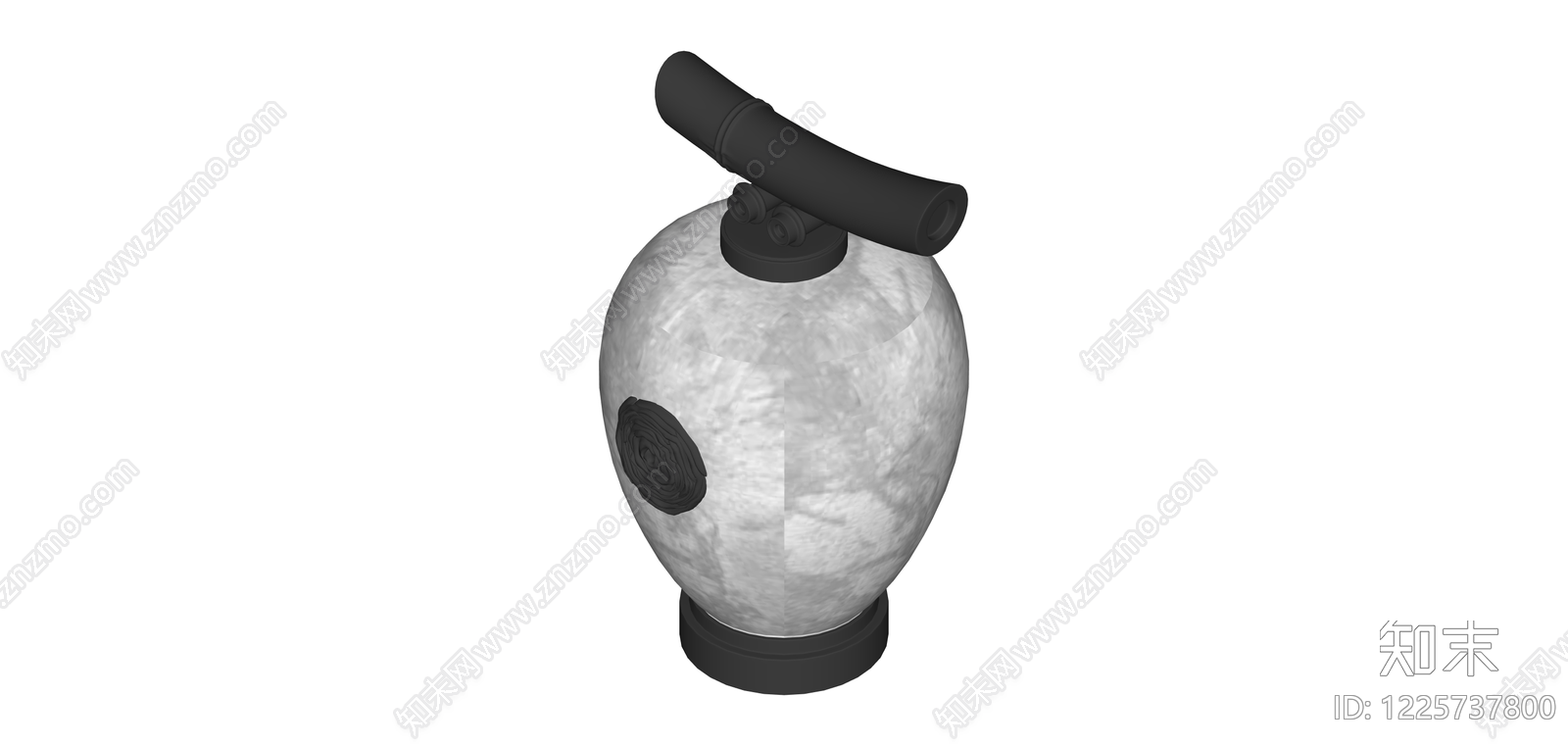 日式石灯笼SU模型下载【ID:1225737800】