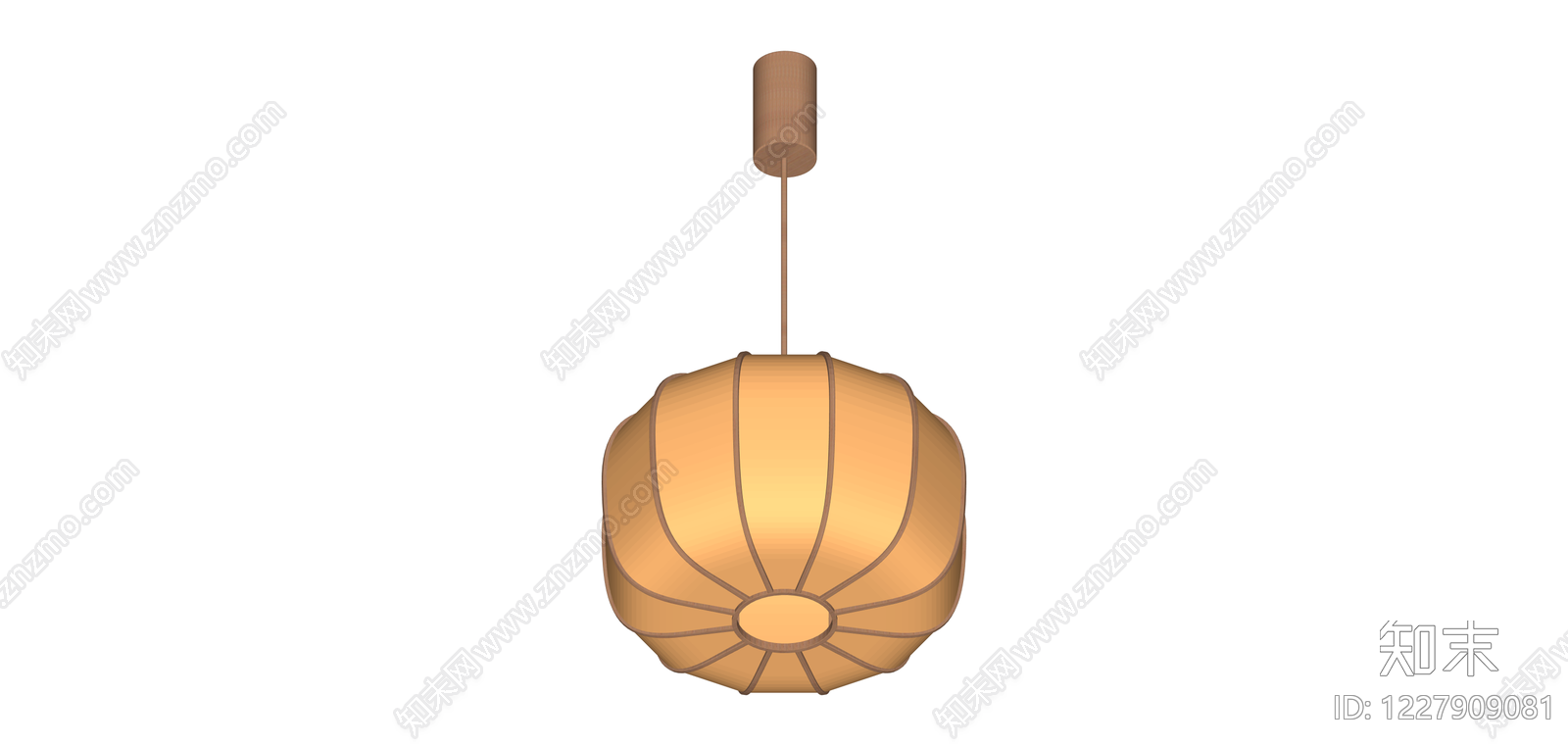 南瓜造型吊灯SU模型下载【ID:1227909081】