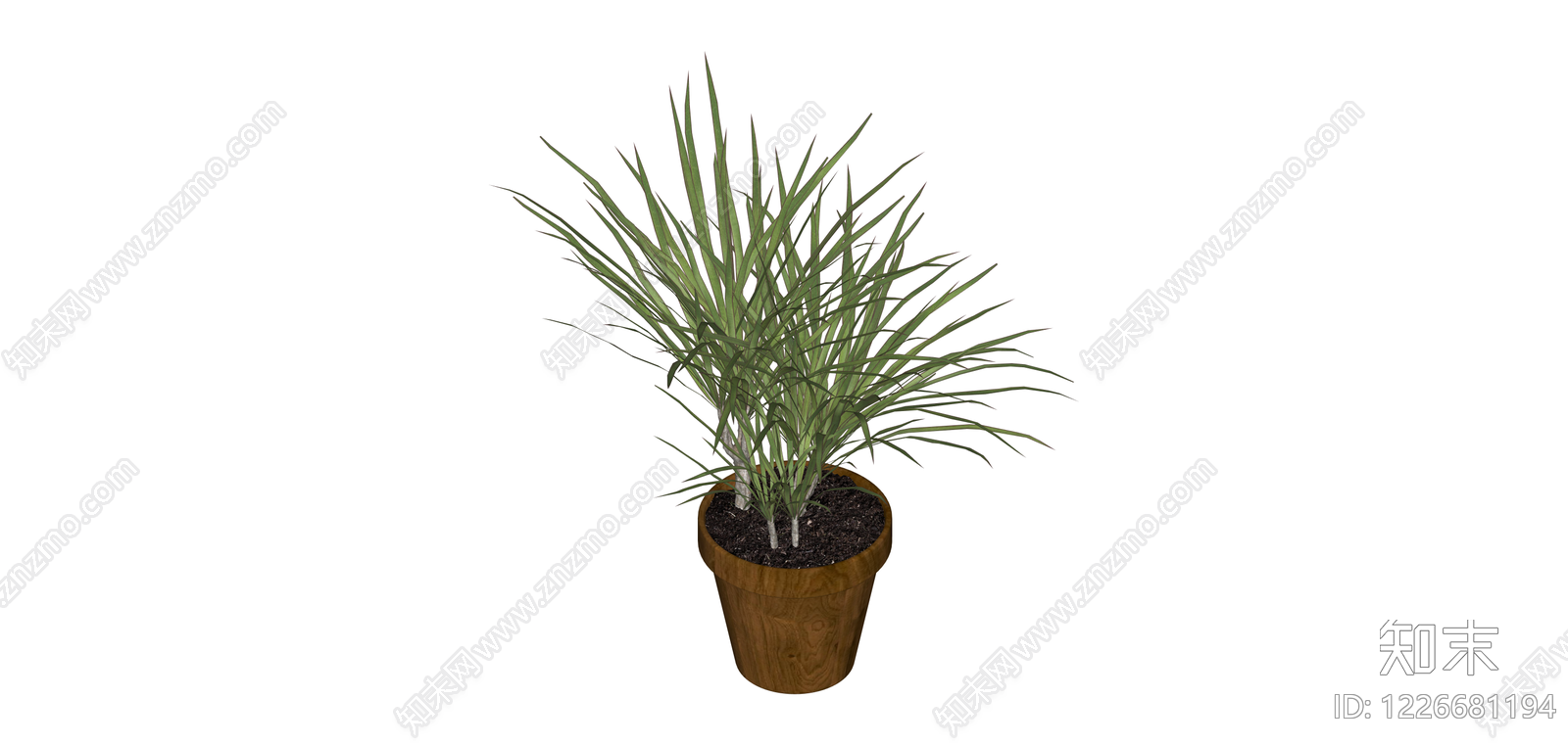 盆栽绿植SU模型下载【ID:1226681194】