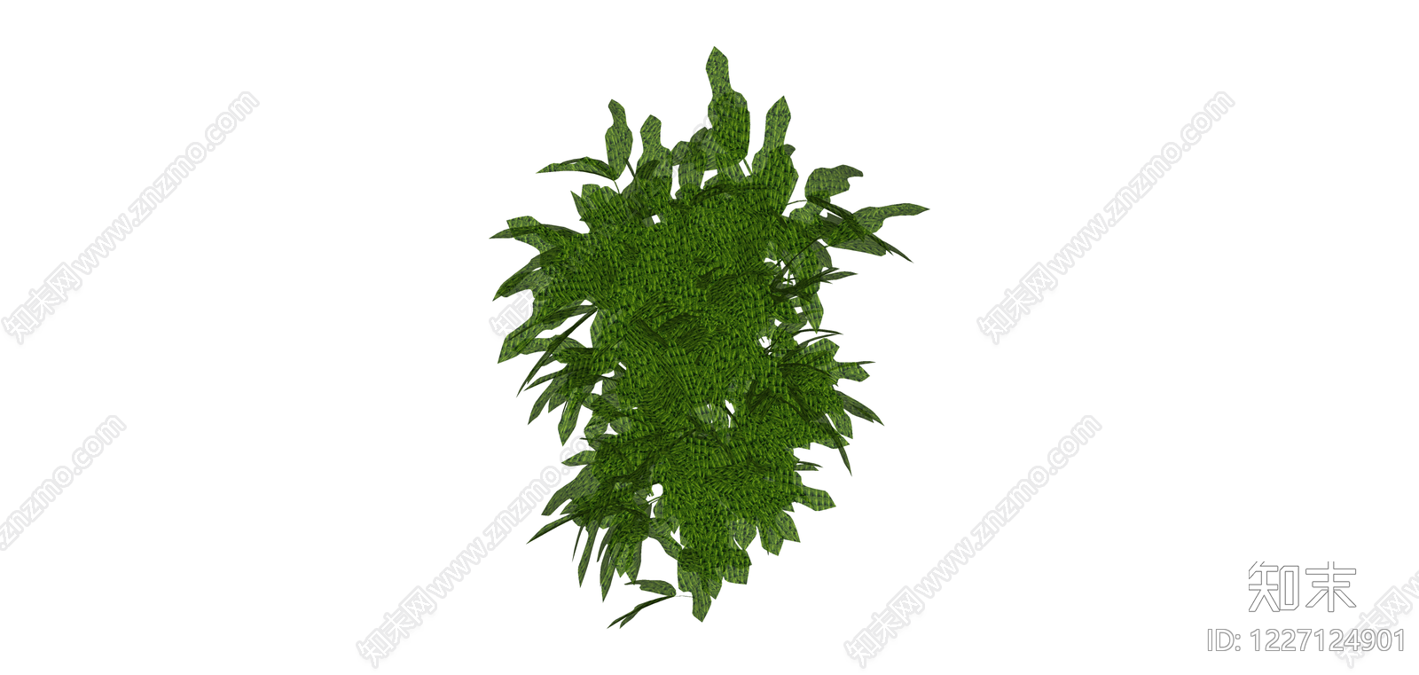带盆绿植盆栽模型SU模型下载【ID:1227124901】