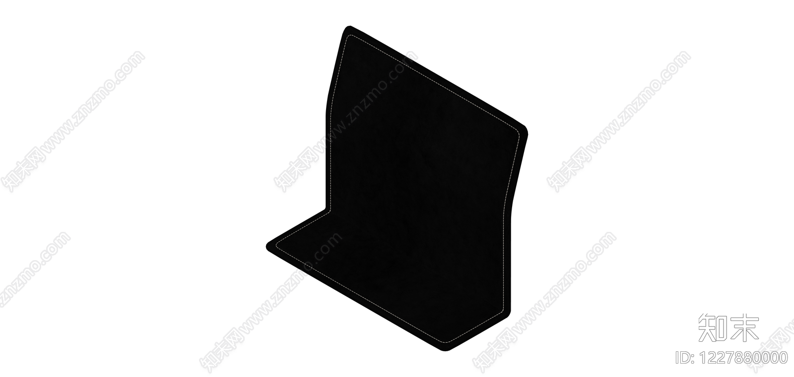 黑色皮质L型文件座SU模型下载【ID:1227880000】