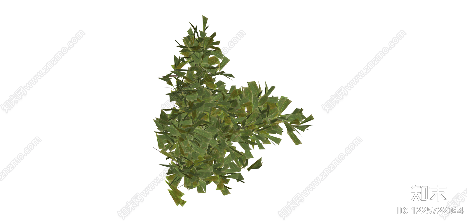 绿色灌木植物模型SU模型下载【ID:1225722044】