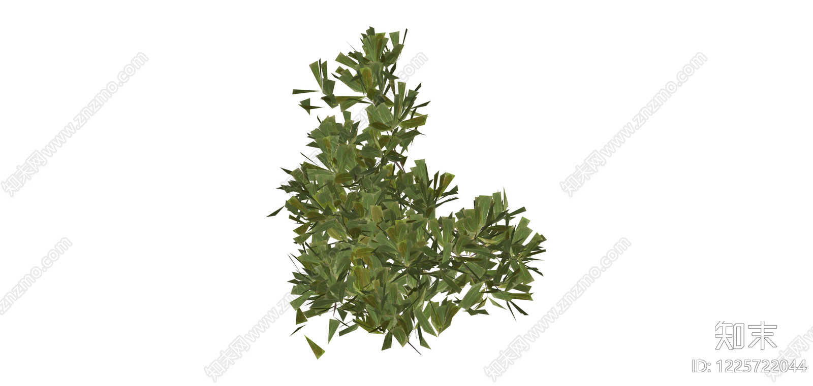 绿色灌木植物模型SU模型下载【ID:1225722044】
