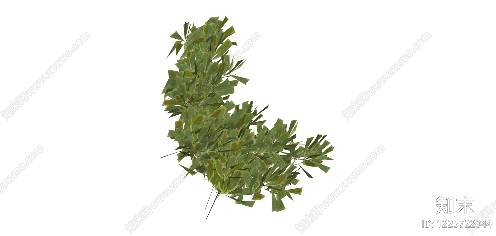 绿色灌木植物模型SU模型下载【ID:1225722044】