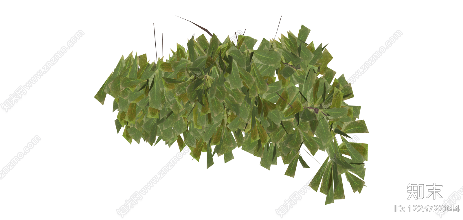 绿色灌木植物模型SU模型下载【ID:1225722044】