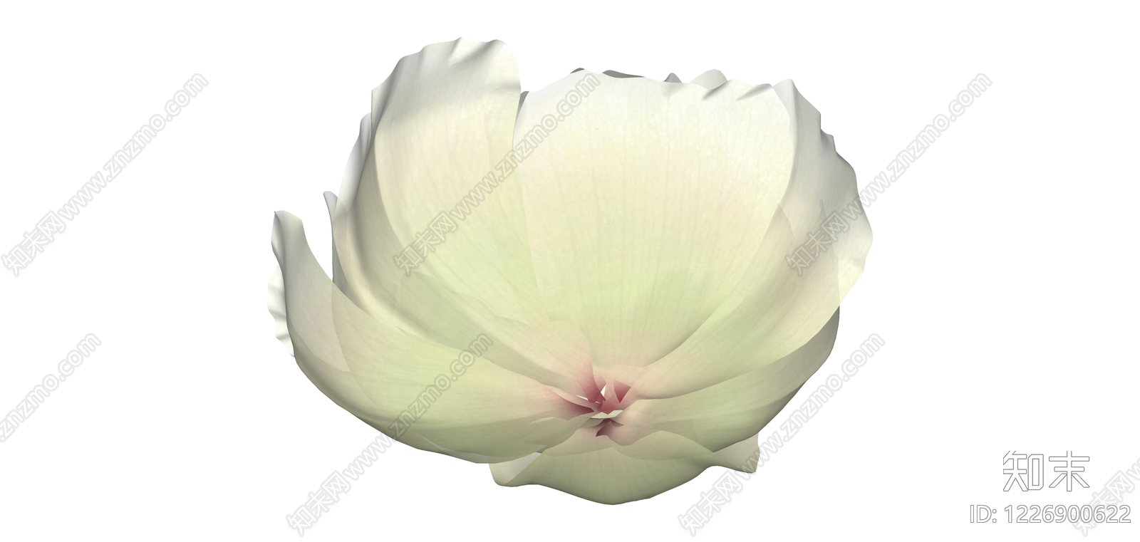 白色花艺模型SU模型下载【ID:1226900622】
