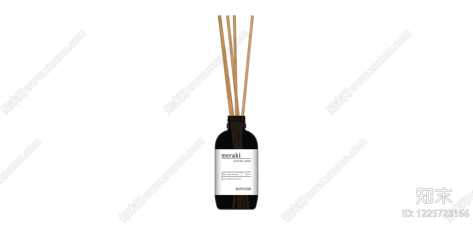 黑色玻璃香薰扩散器SU模型下载【ID:1225723166】