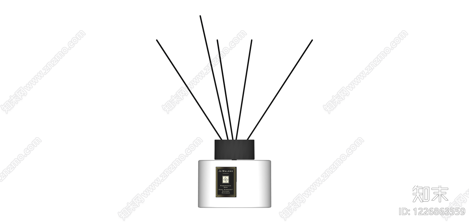 白色瓶身香薰扩散器SU模型下载【ID:1226863559】