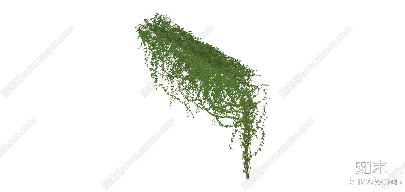 绿植藤蔓凉亭架构SU模型下载【ID:1227830045】