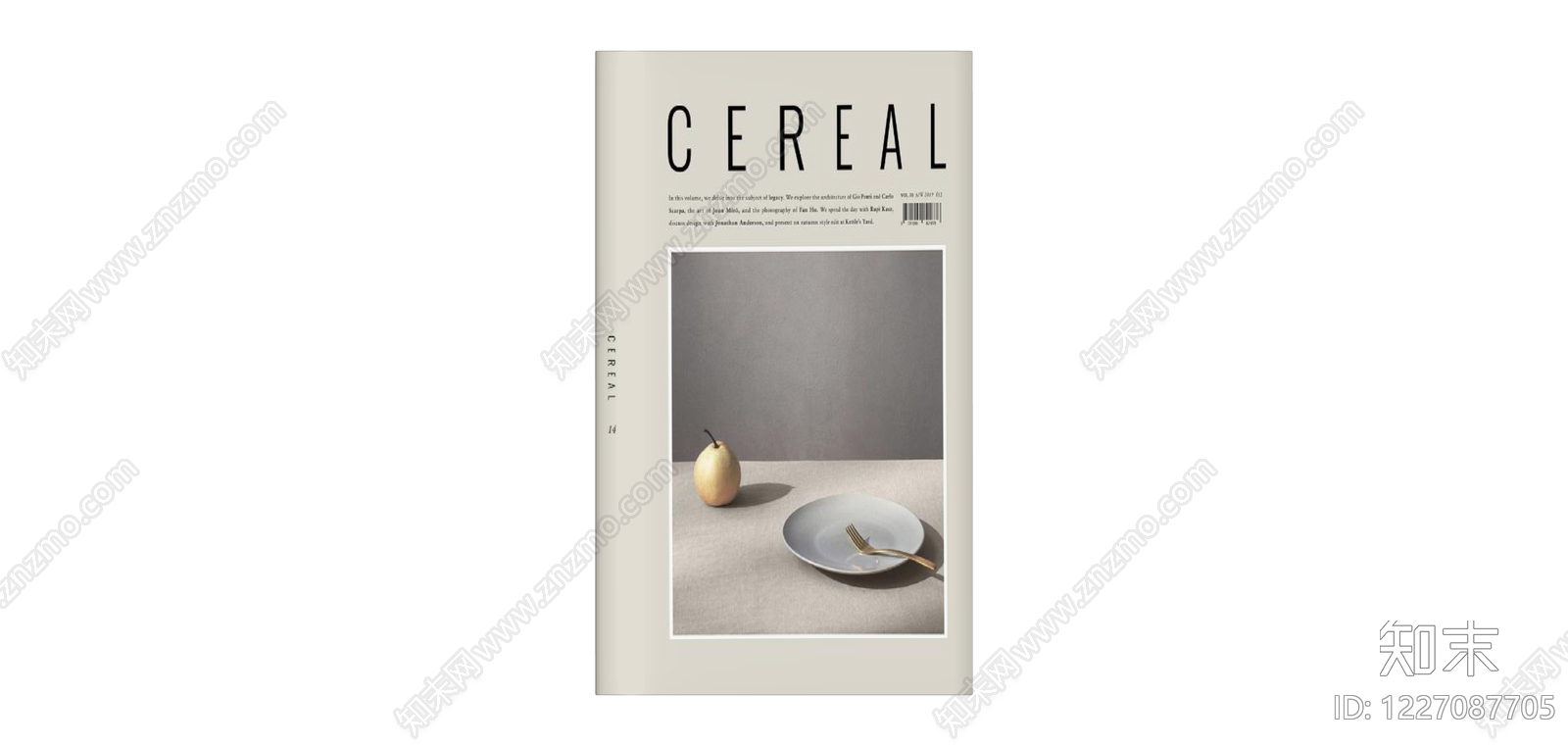 Cereal杂志期刊SU模型下载【ID:1227087705】