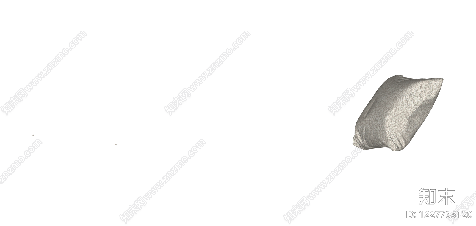 米色方形软垫SU模型下载【ID:1227735120】