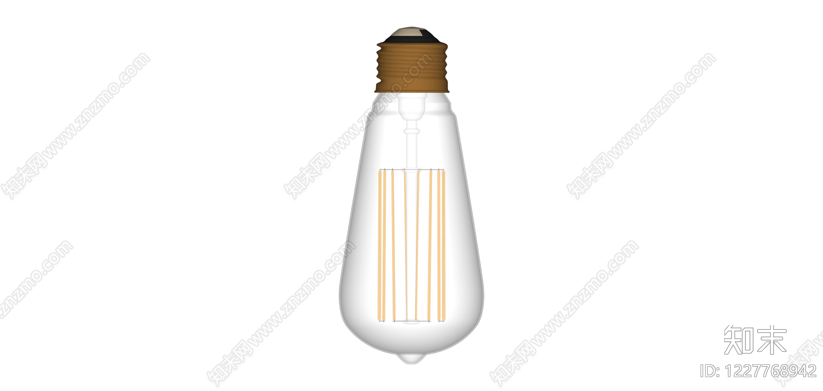LED爱迪生灯泡SU模型下载【ID:1227768942】