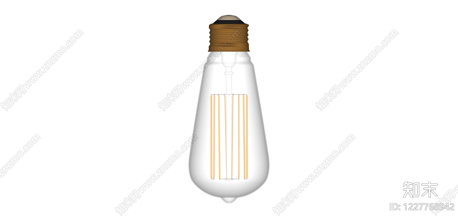LED爱迪生灯泡SU模型下载【ID:1227768942】